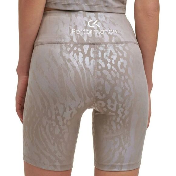 Calvin Klein Womens Performance High Waist Athletic Running Yoga Shorts #7 - Picture 8 of 8